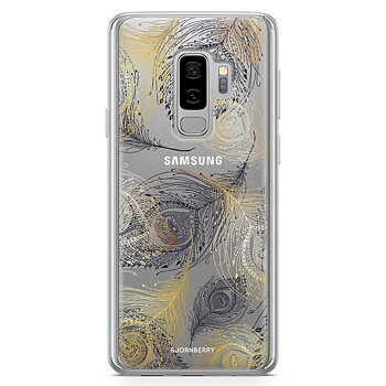 Samsung Galaxy S9 Plus Fashion Skal - Påfågels Fjädrar