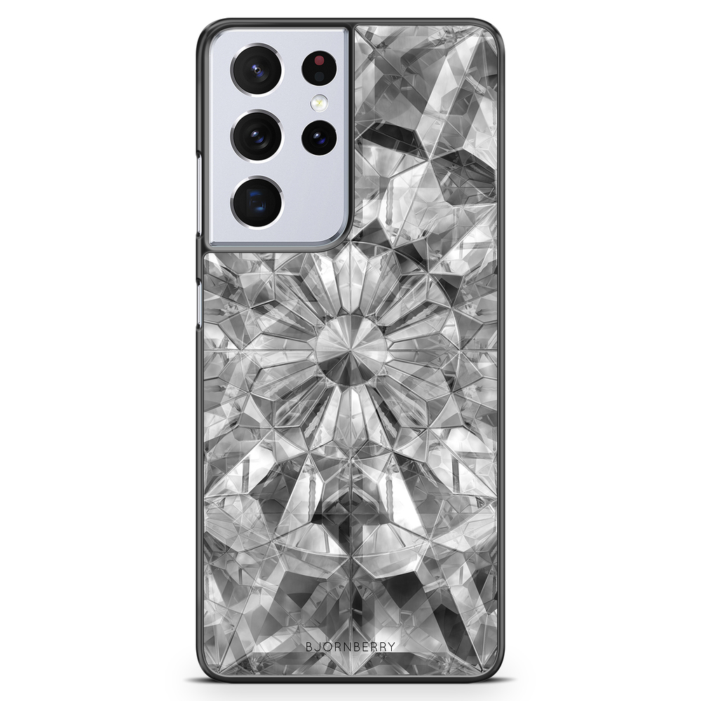 Samsung Galaxy S21 Ultra Case - Grey Crystals