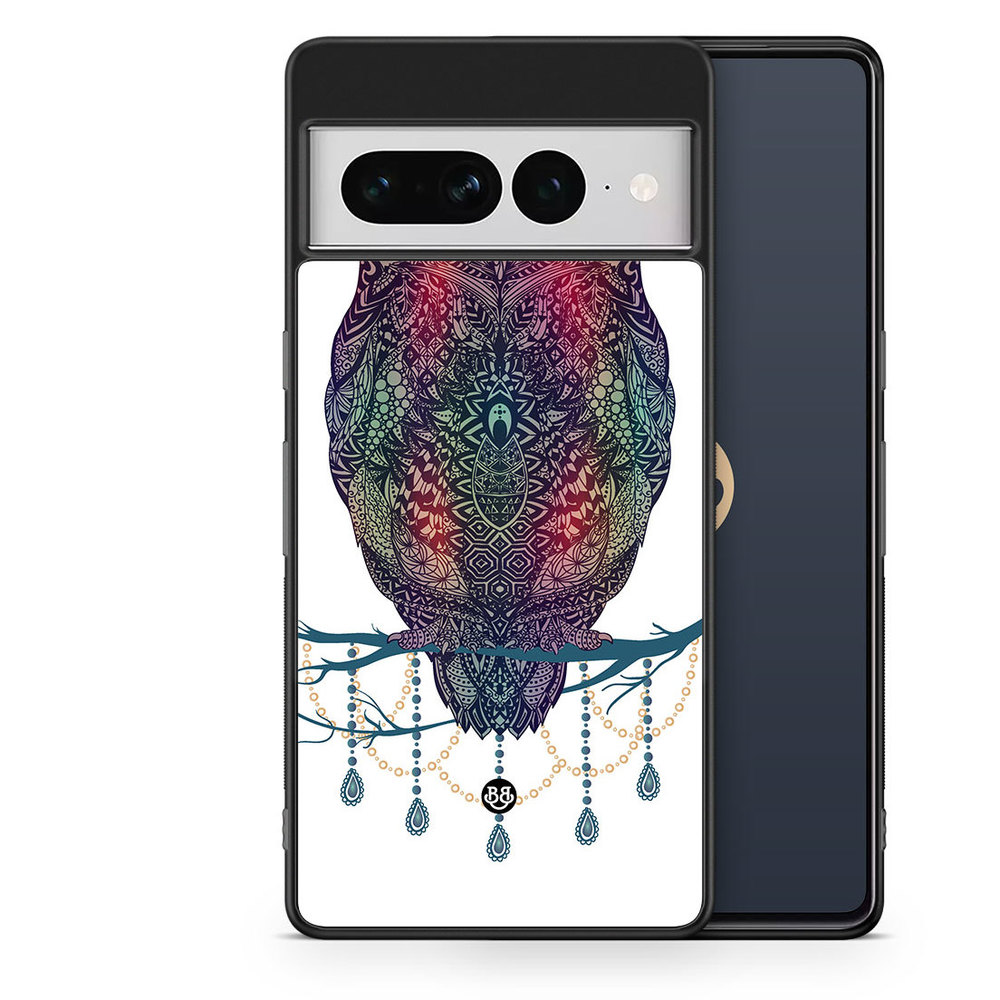 Google Pixel 7 Pro Case - Mandala Owl