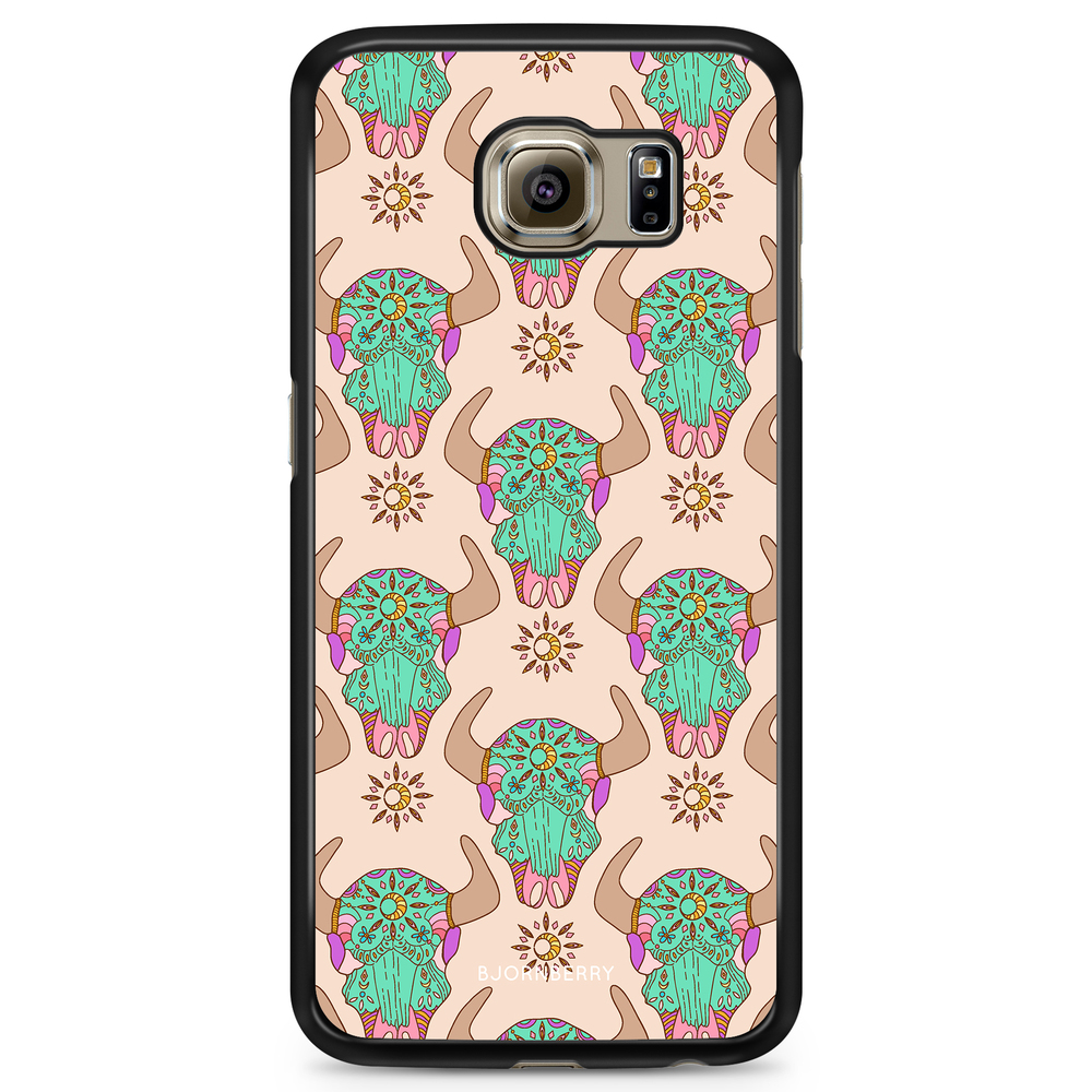 Samsung Galaxy S6 Edge Case - Beautiful Skulls