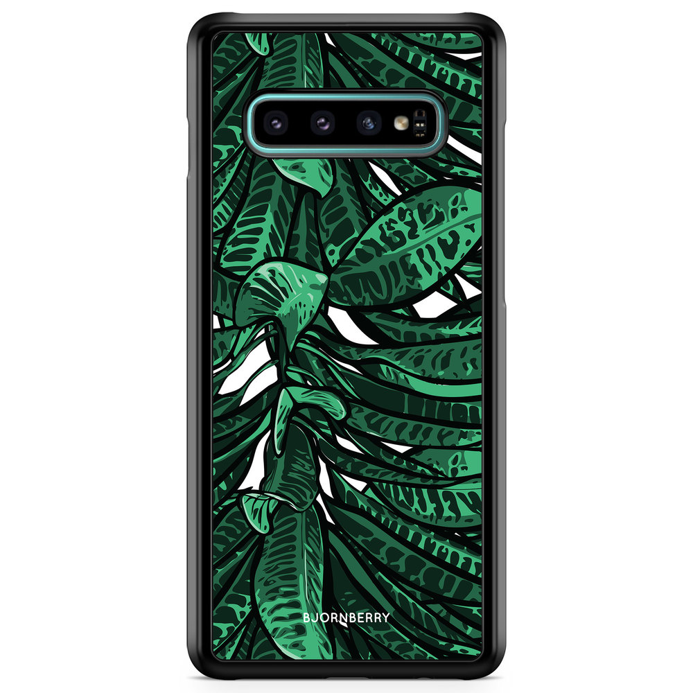 Samsung Galaxy S10 Plus Case - Tropical Leaves