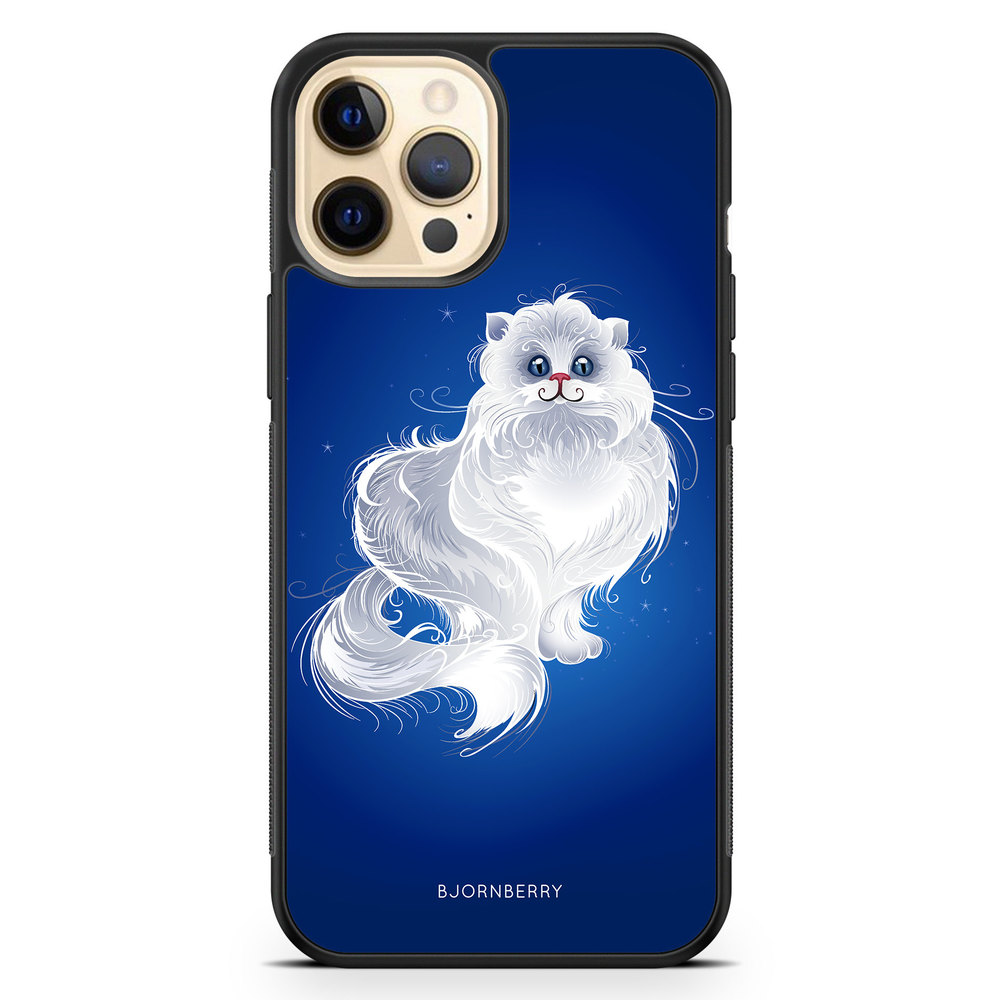 iPhone 12 Pro Max Case - White Cat