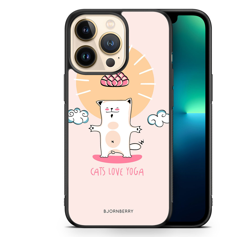 iPhone 13 Pro Case - Yoga Cat Nr1