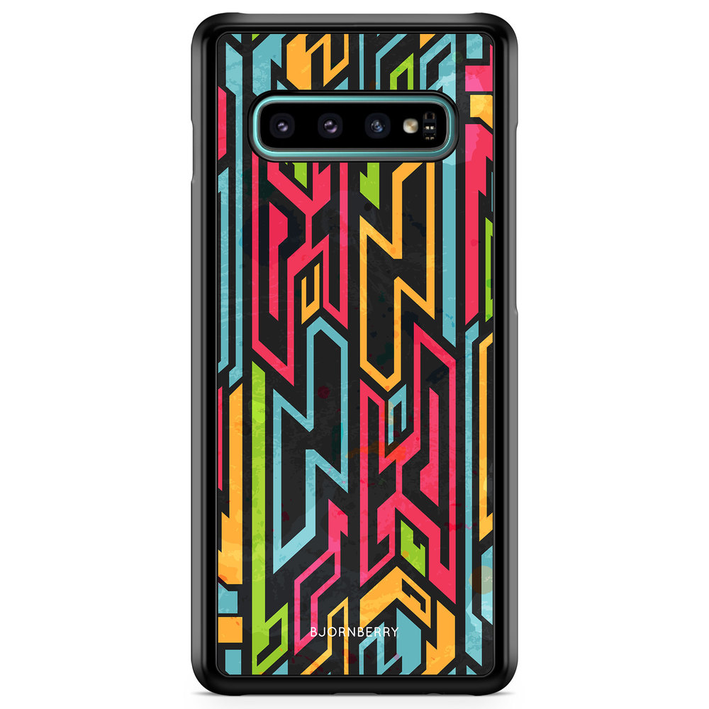 Samsung Galaxy S10 Plus Case - Colored Tribal