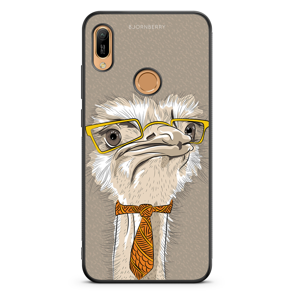 Huawei Y6 2019 Case - Hipster Ostrich