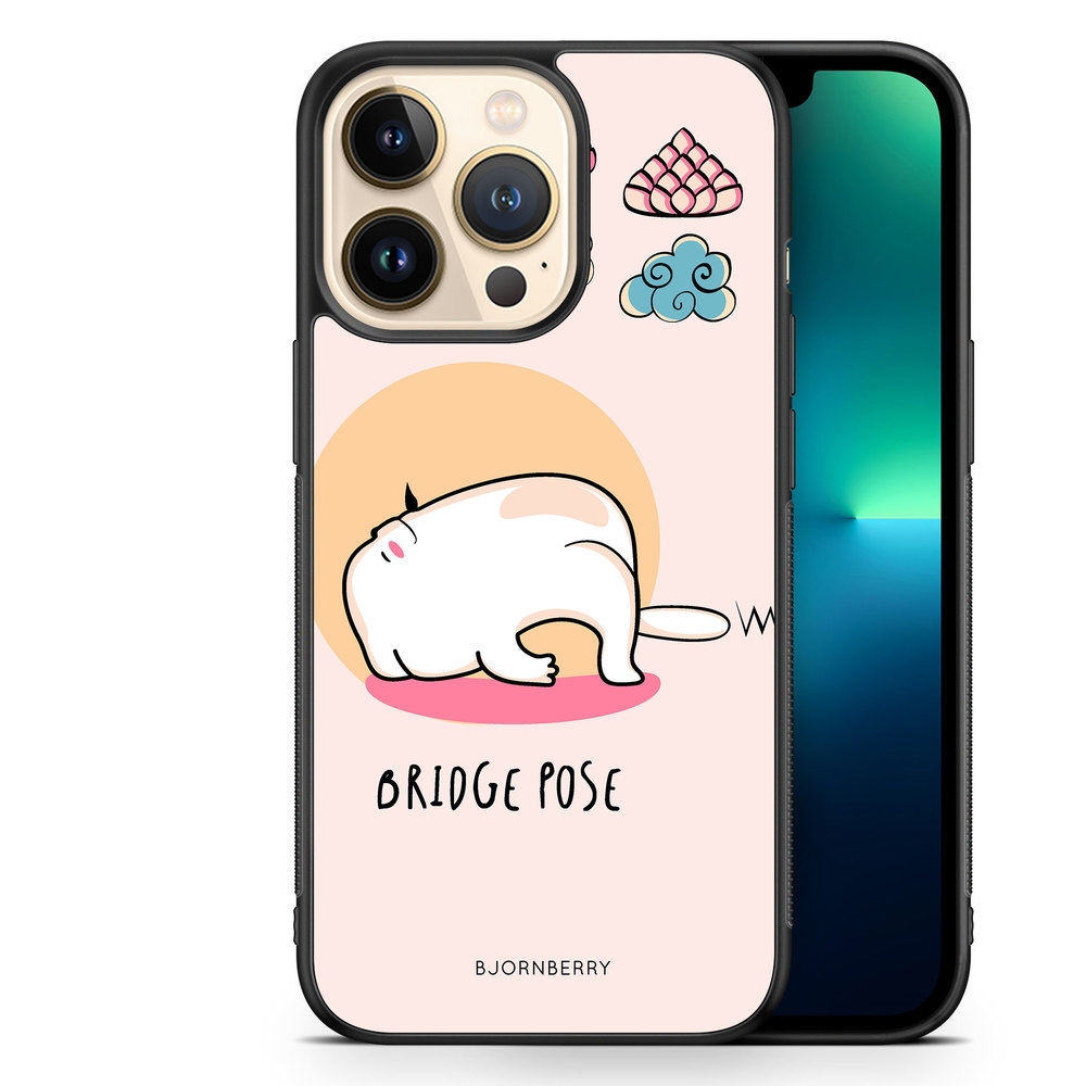 iPhone 13 Pro Case - Yoga Cat Bridge Pose
