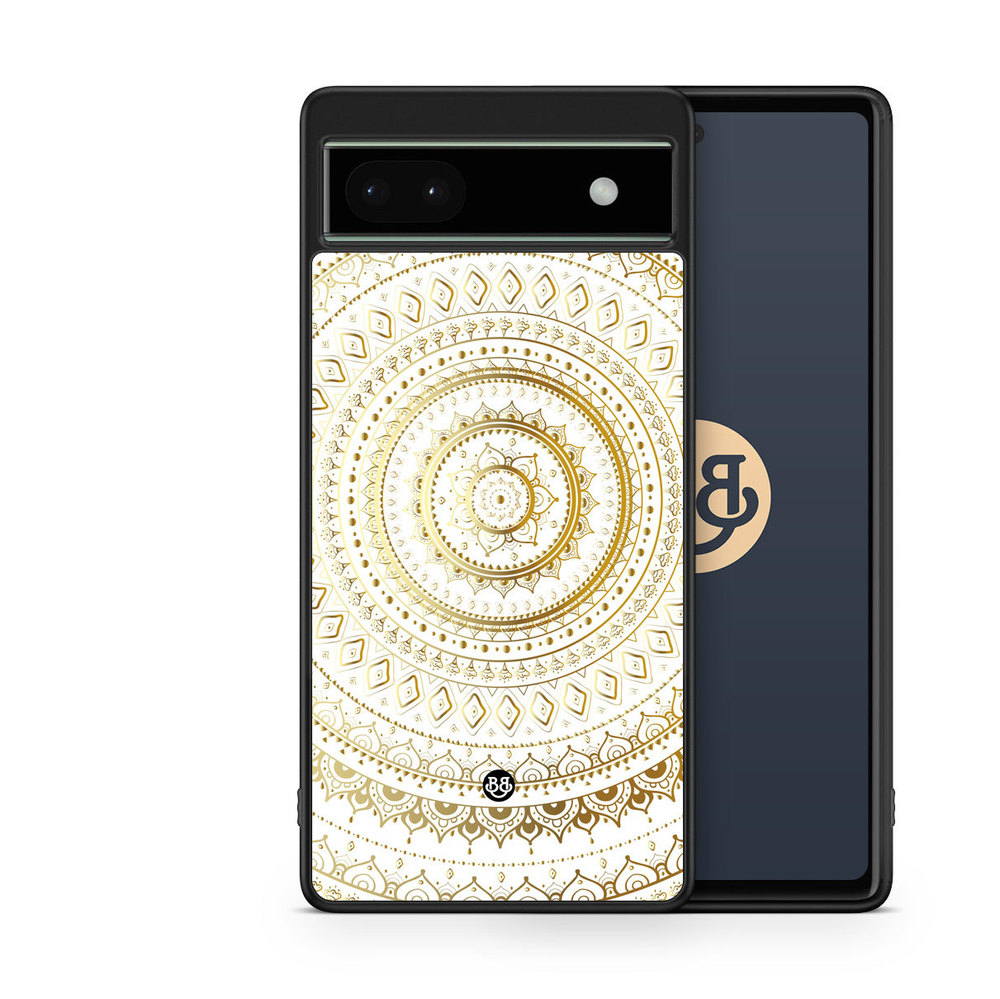 Google Pixel 6a Case - Gold Mandala