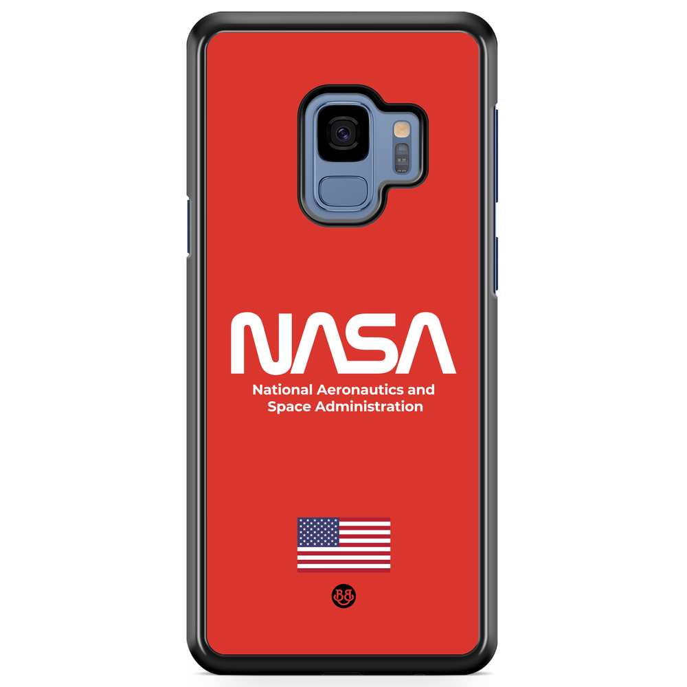 Samsung Galaxy S9 Case - NASA Worm Red