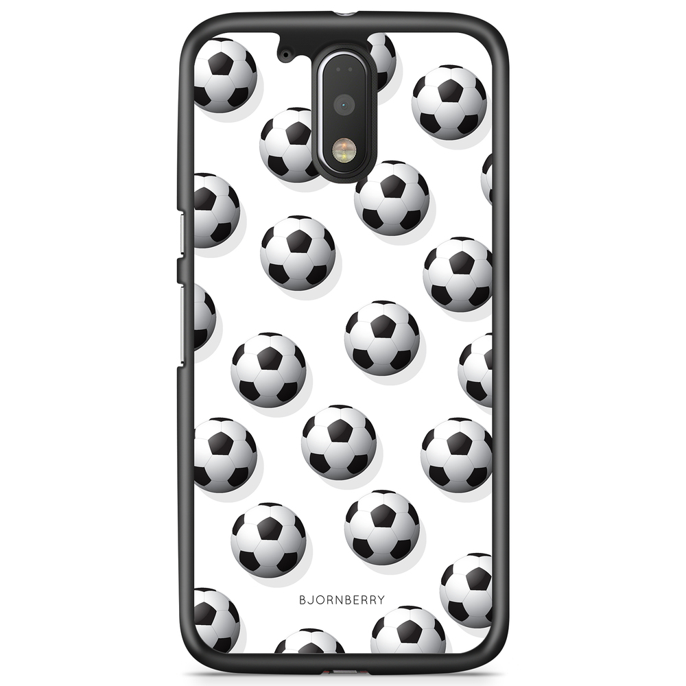 Moto G4/G4 Plus Case - Footballs Pattern