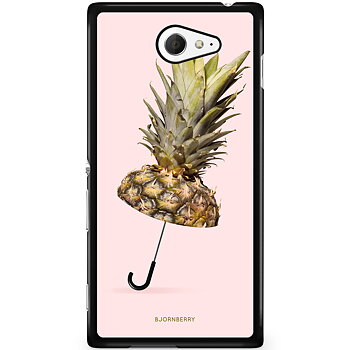 Sony Xperia M2 Aqua Skal - Ananas Paraply