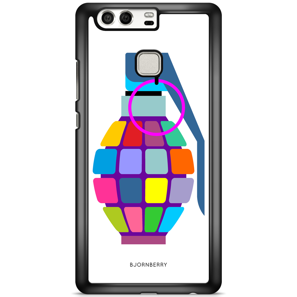 Huawei P9 Case - Color Hand Granade