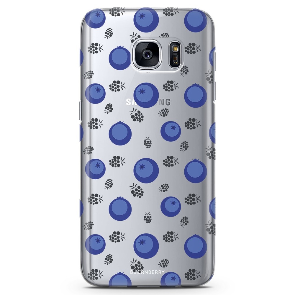 Samsung Galaxy S7 TPU Case - Blueberries