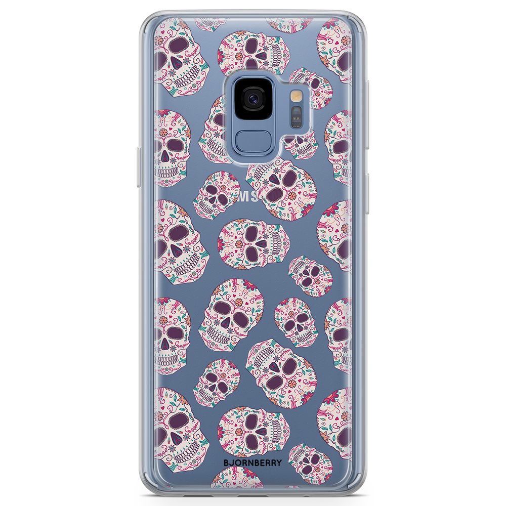 Samsung Galaxy S9 Fashion Skal - Calavera Dödskallar