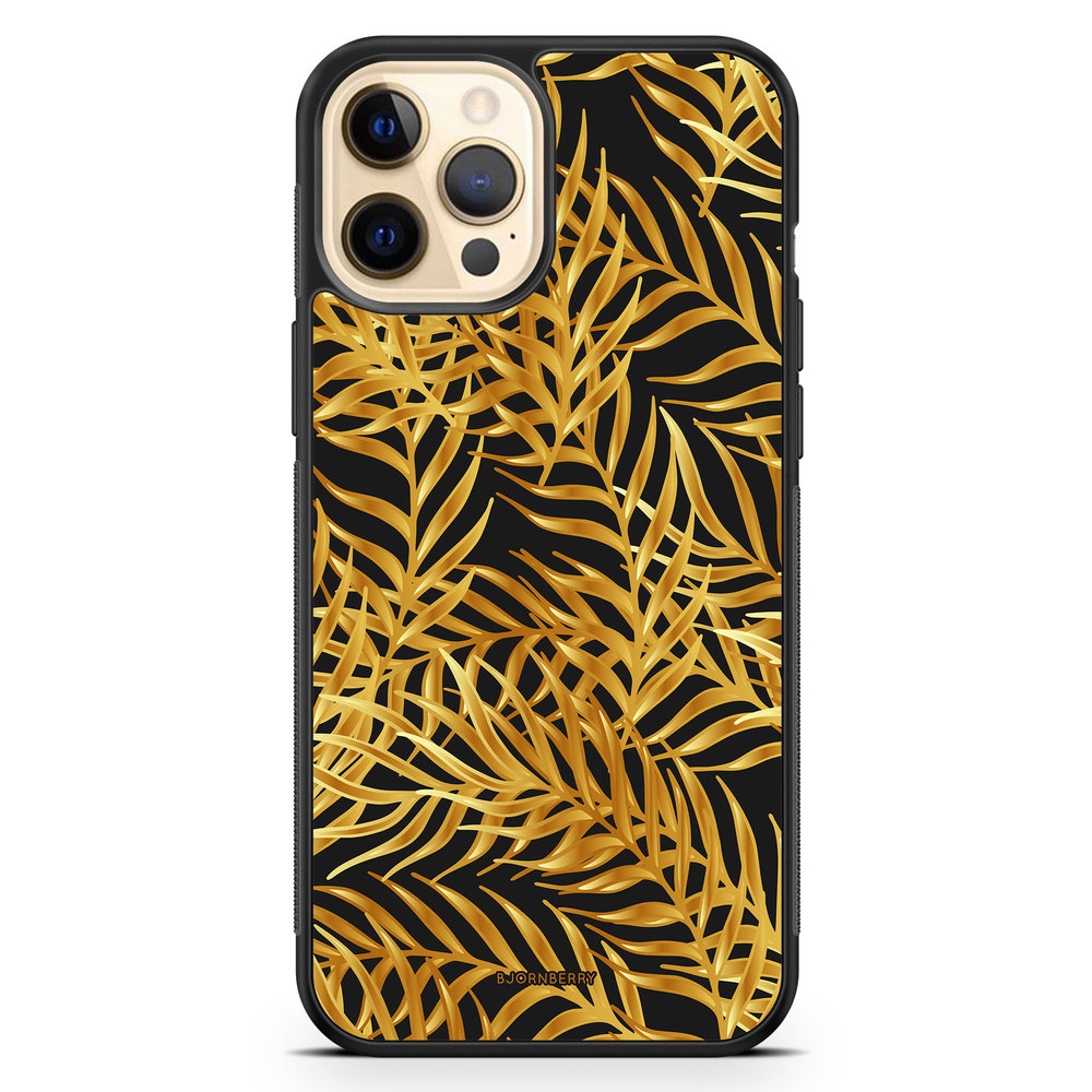 iPhone 12 Pro Max Case - Gold Palm
