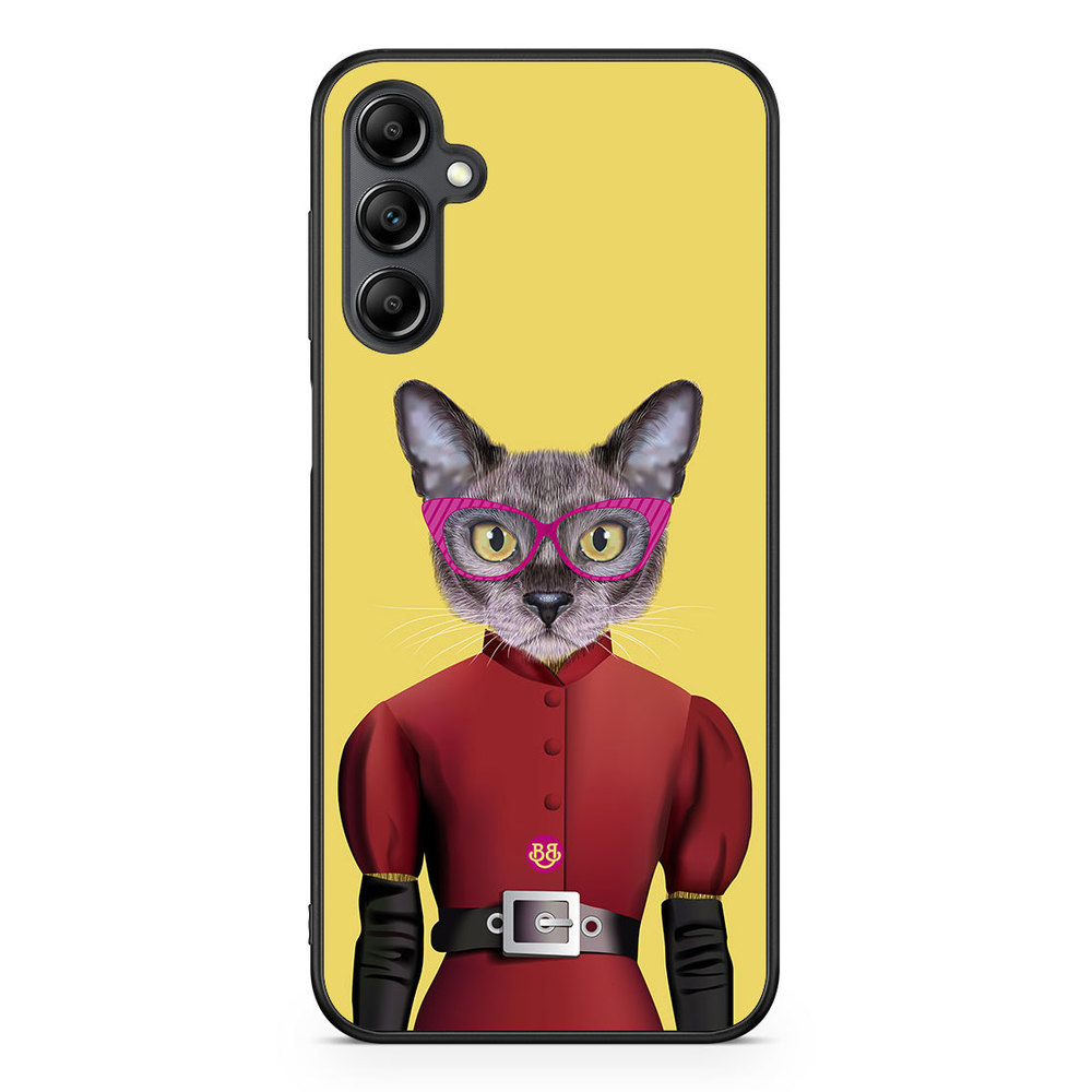 Samsung Galaxy A14 4G/5G Case - Hipster Cat