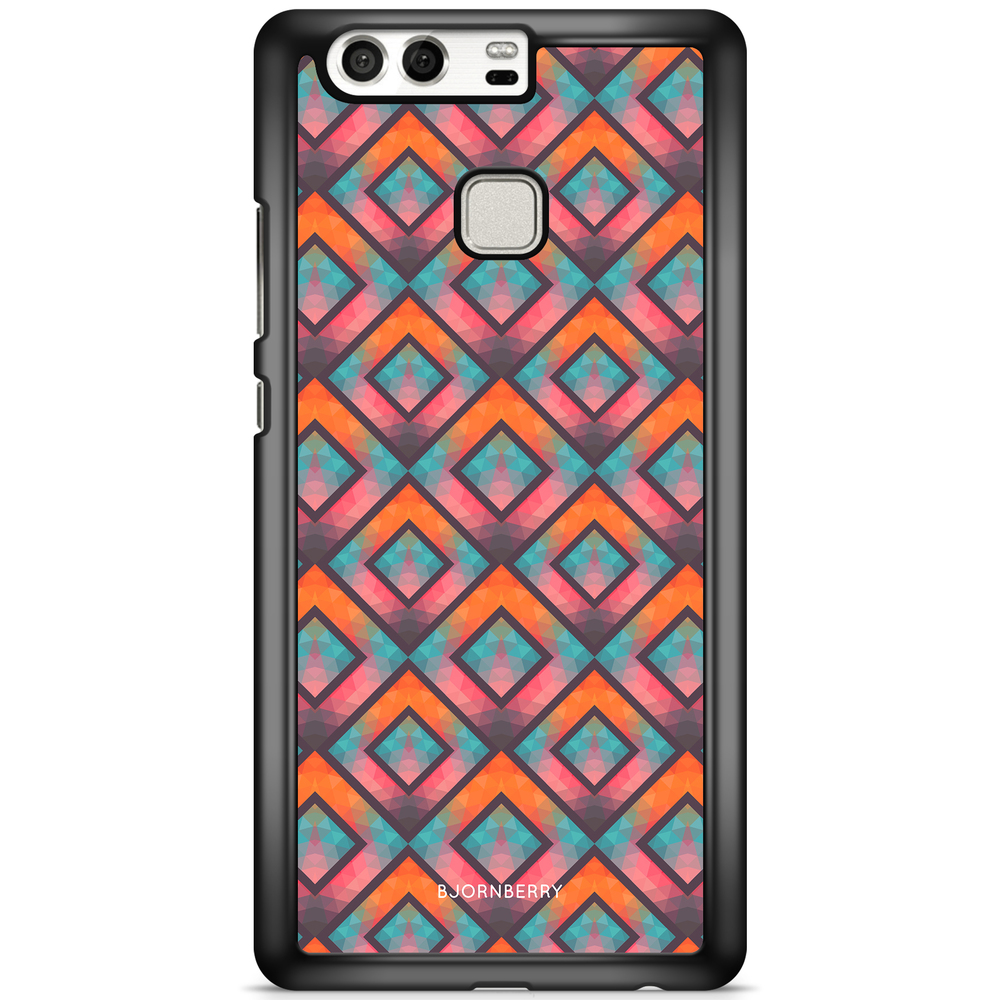 Huawei P9 Case - Retro Squares