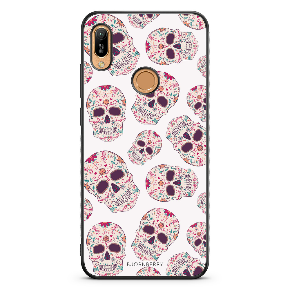 Huawei Y6 2019 Case - Calavera Skulls