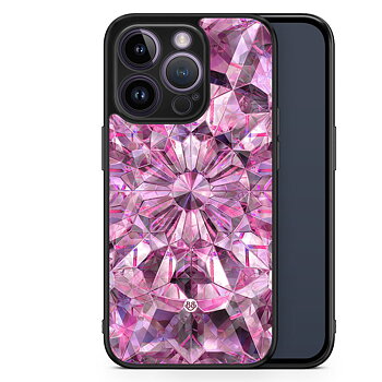 iPhone 14 Pro Case - Pink Crystals
