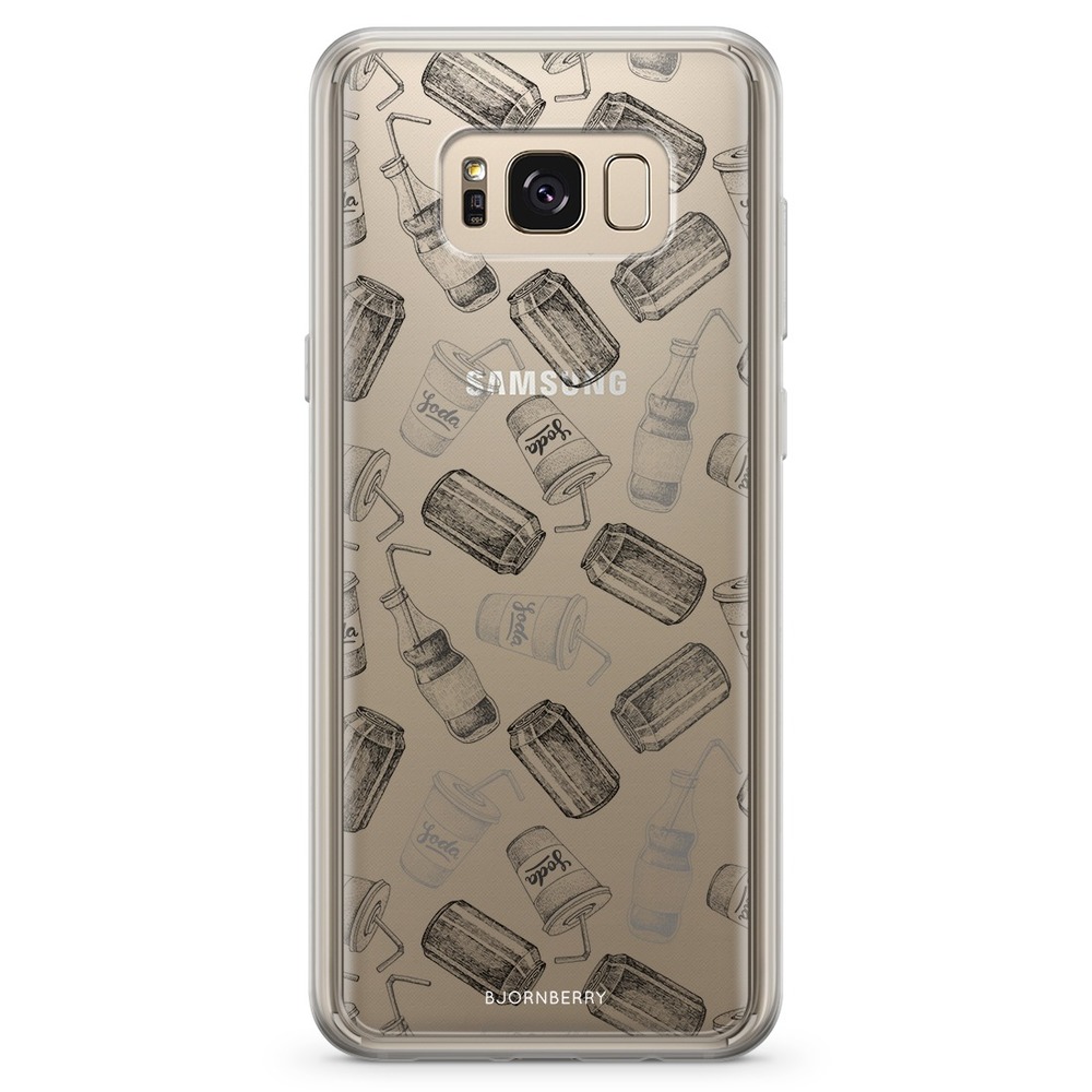 Samsung Galaxy S8 Plus Fashion Skal - Läsk Svartvit