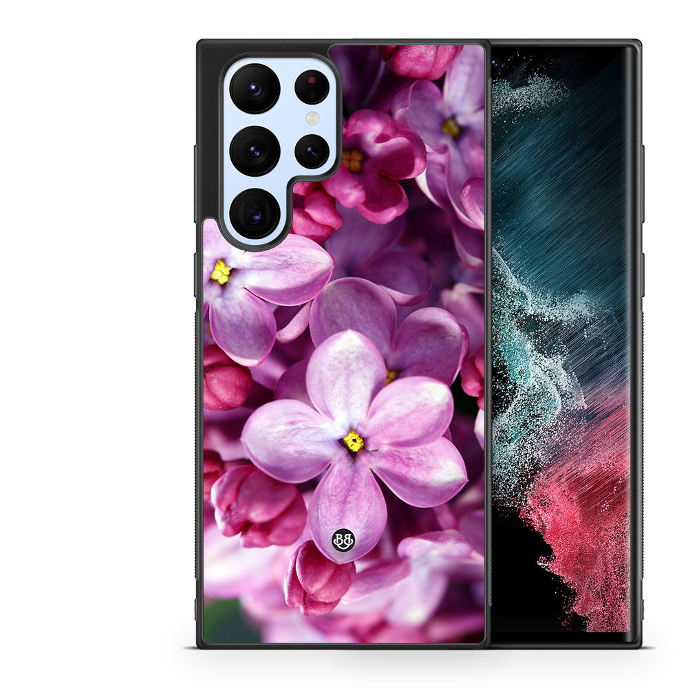 Samsung Galaxy S22 Ultra 5G Case - Purple Spring Flower
