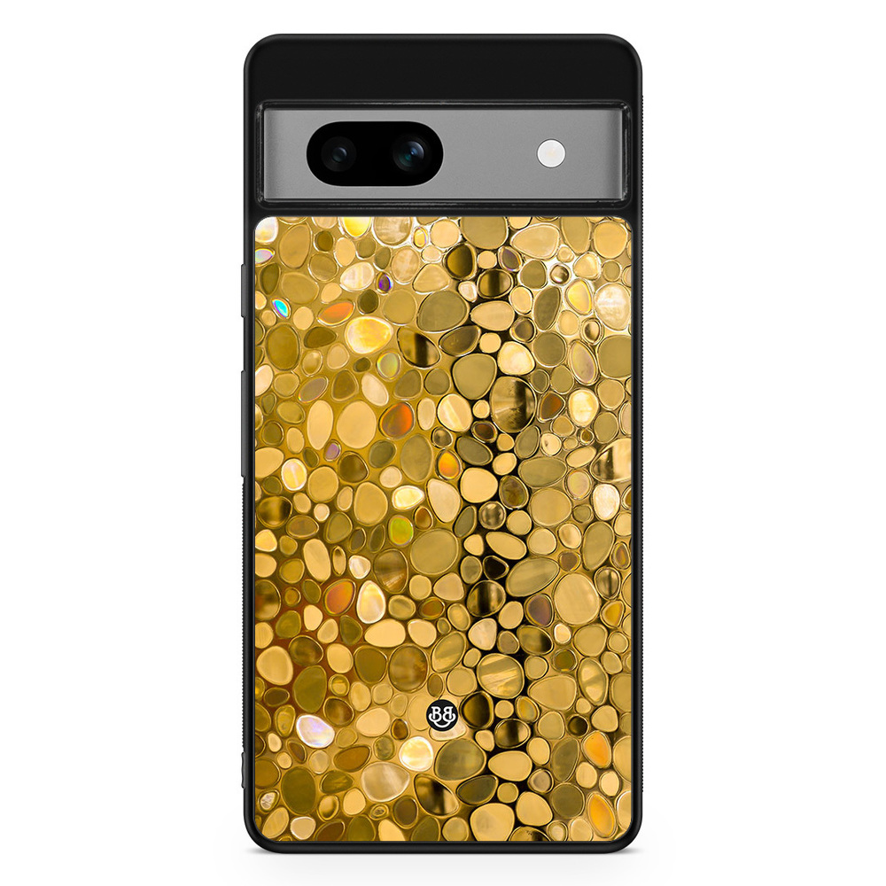 Google Pixel 7a Case - Stained Glass Gold