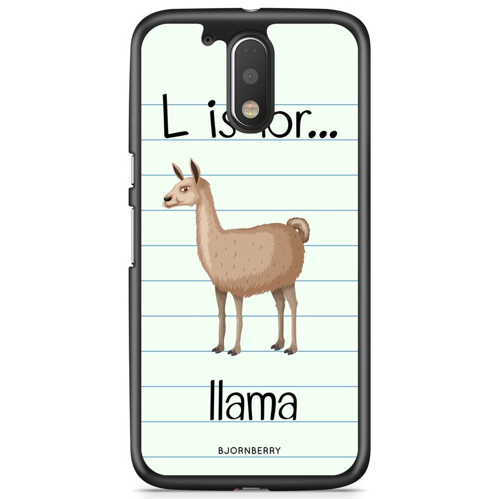 Moto G4/G4 Plus Case - L Is For Llama