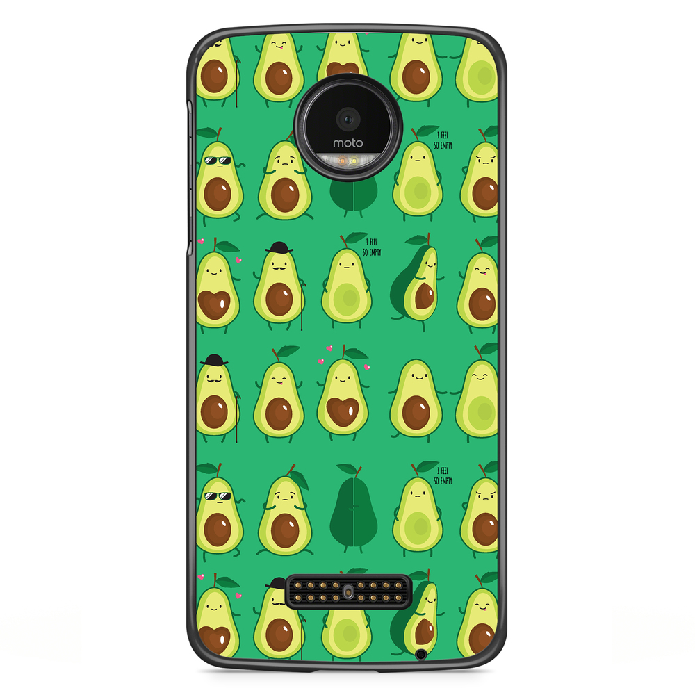 Moto Z2 Play Case - Avocado Pattern