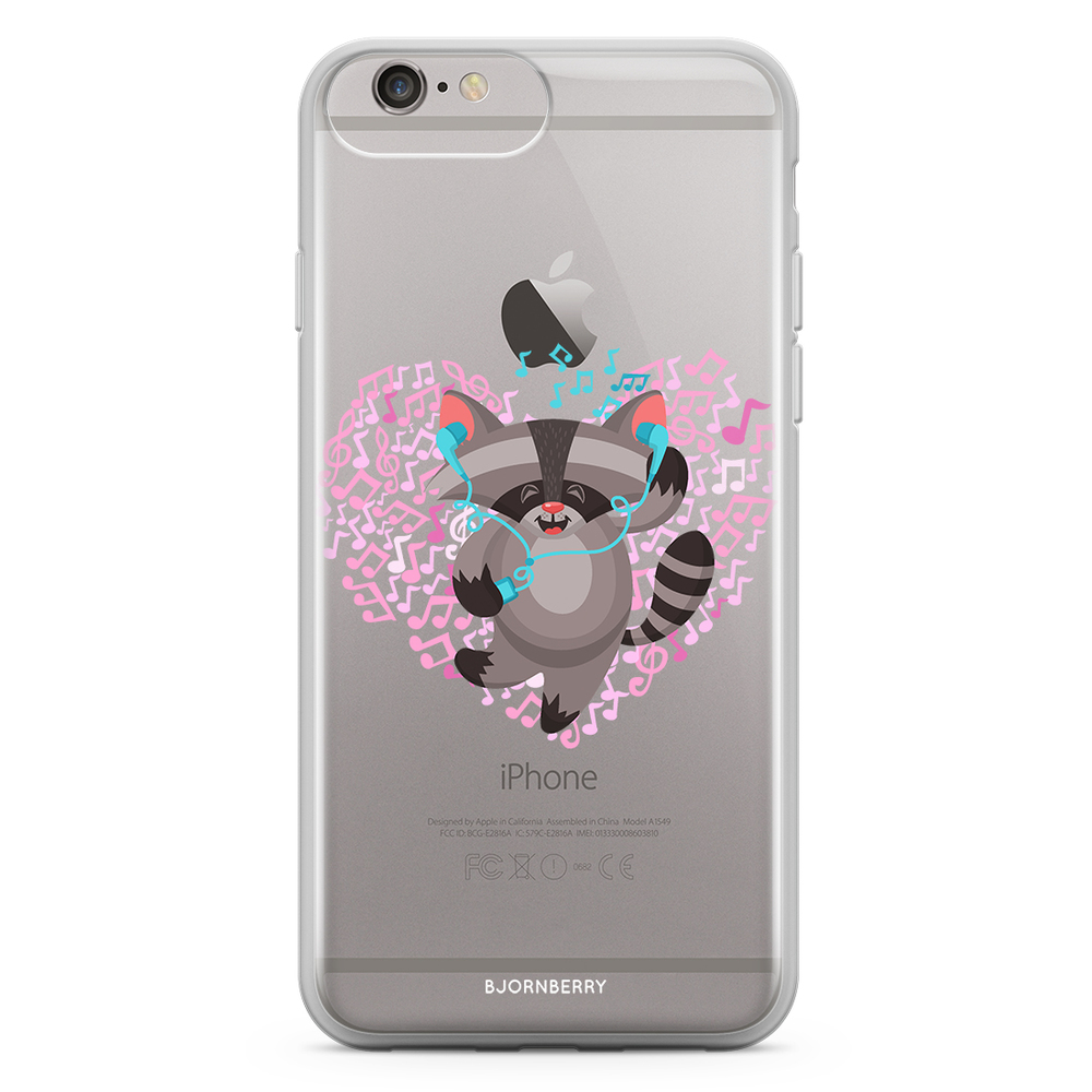 iPhone 6 Plus/6s Plus Fashion Case - Raccoon