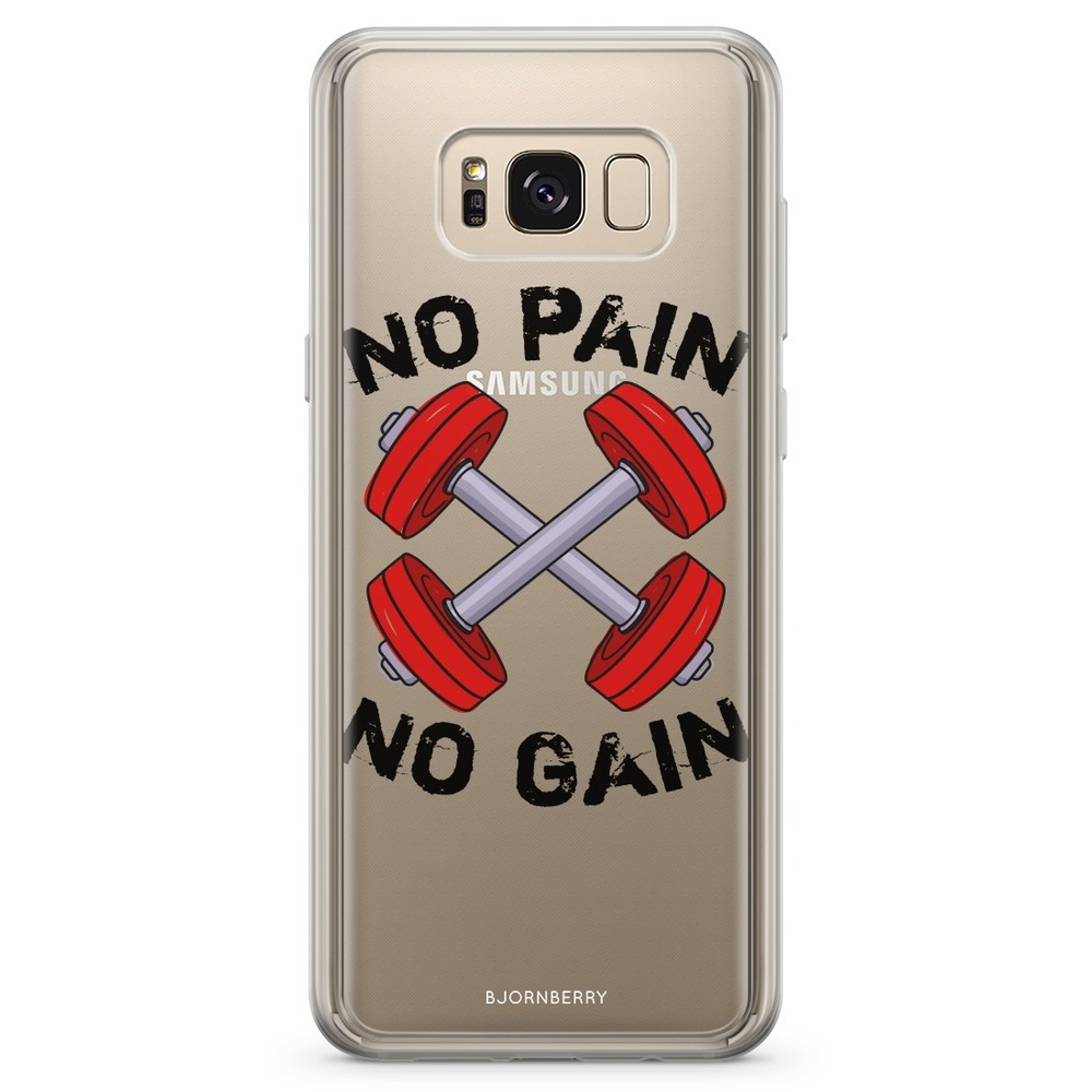 Samsung Galaxy S8 Plus Fashion Skal - No Pain No Gain