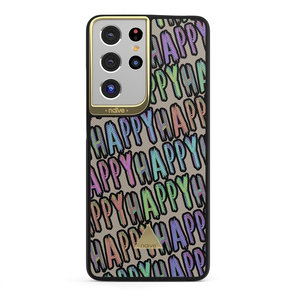 Naive Samsung Galaxy S21 Ultra Case - Happy