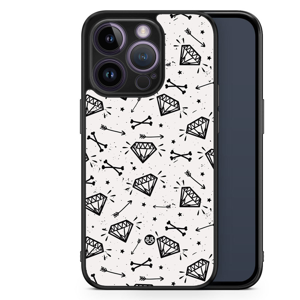 iPhone 14 Pro Case - Diamond Pattern