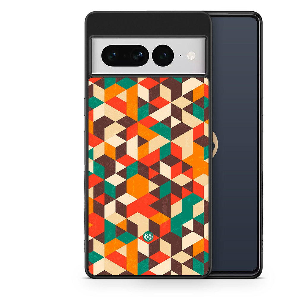 Google Pixel 7 Pro Case - Retro Geometric