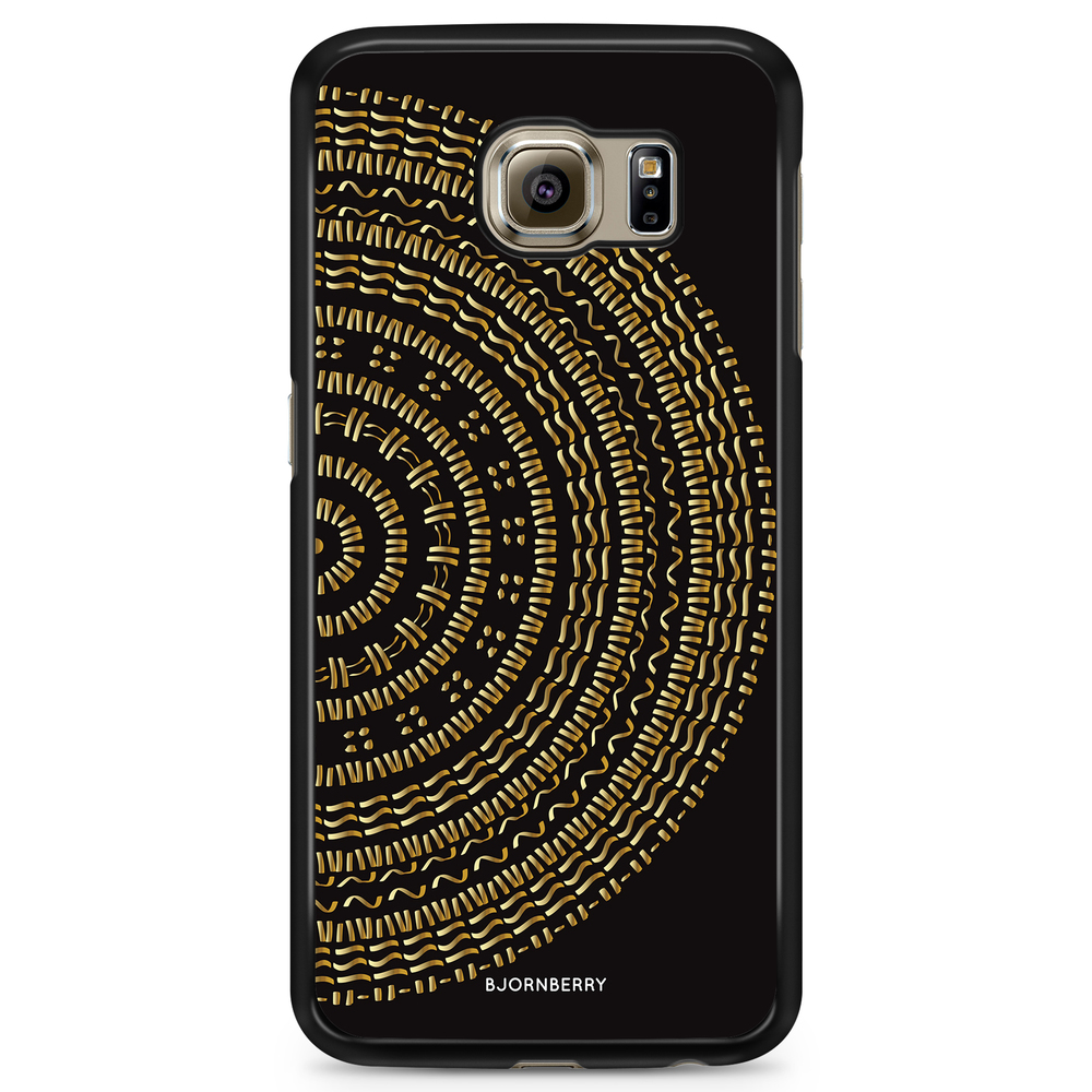 Samsung Galaxy S6 Edge+ Case - Mandala Gold/Black