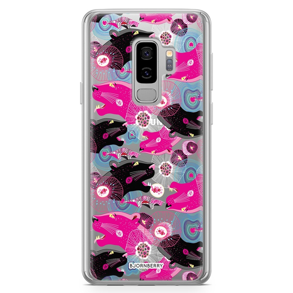 Samsung Galaxy S9 Plus Fashion Case - Panther Pattern