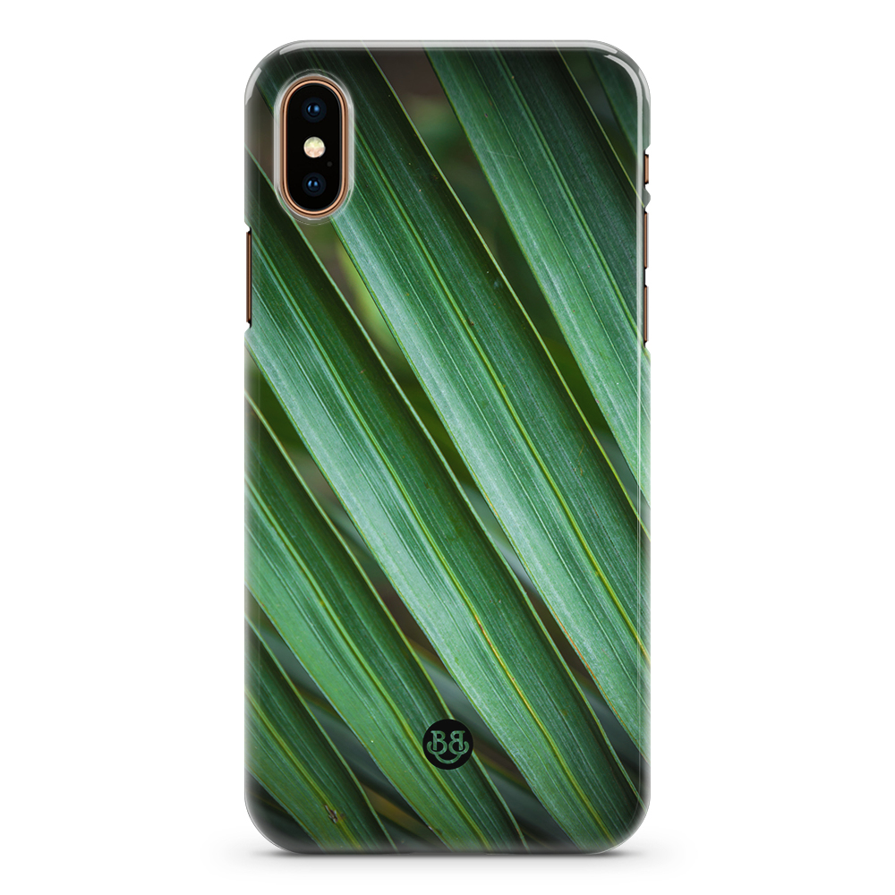 iPhone XS Max Premium Case - Green leaves