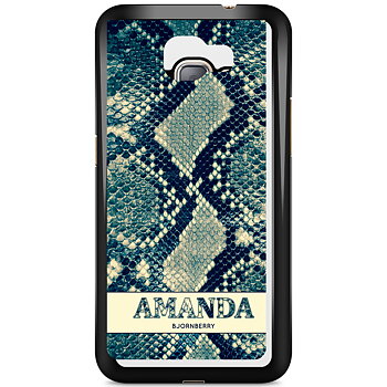 Samsung Galaxy J1 (2016) Skal Custom - Custom Blue Snake