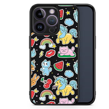 iPhone 14 Pro Case - Cute Stickers