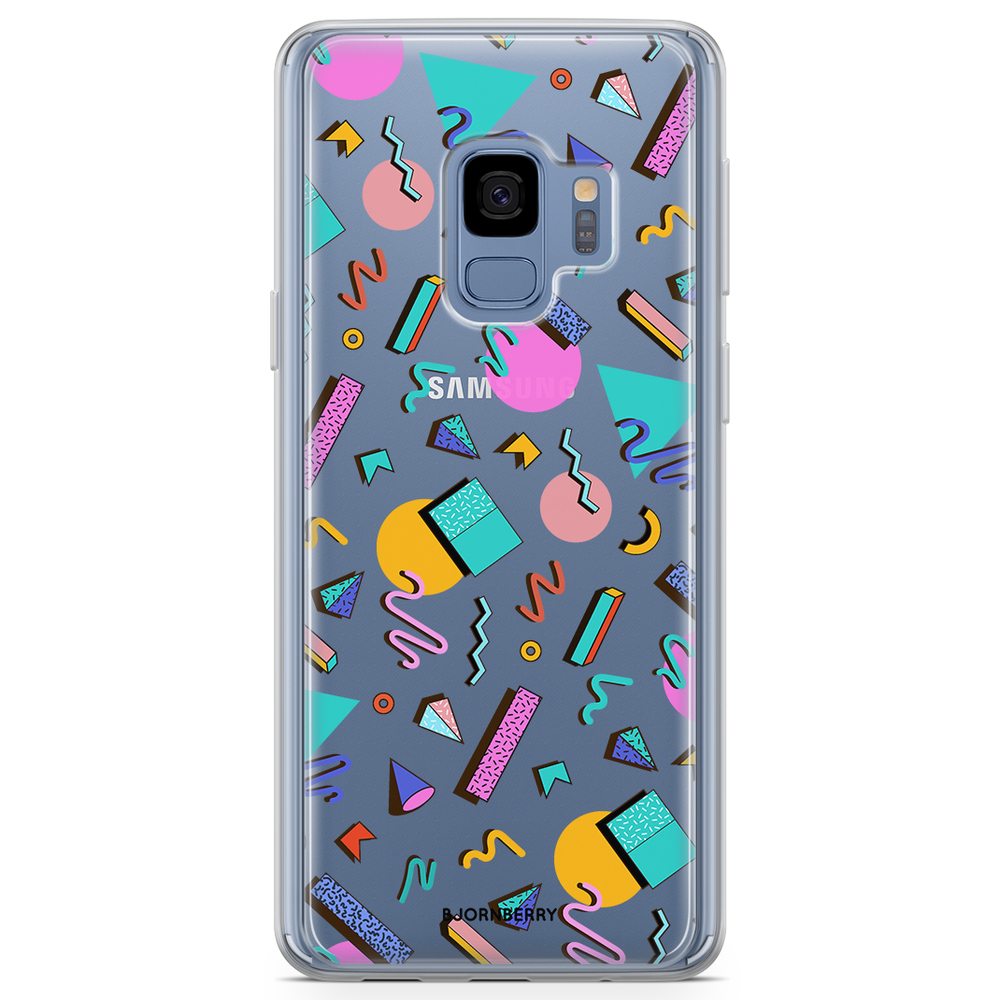 Samsung Galaxy S9 Fashion Case - 80s Pattern