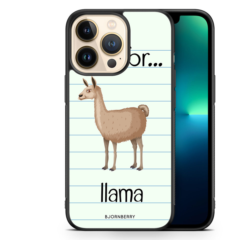 iPhone 13 Pro Case - L Is For Llama