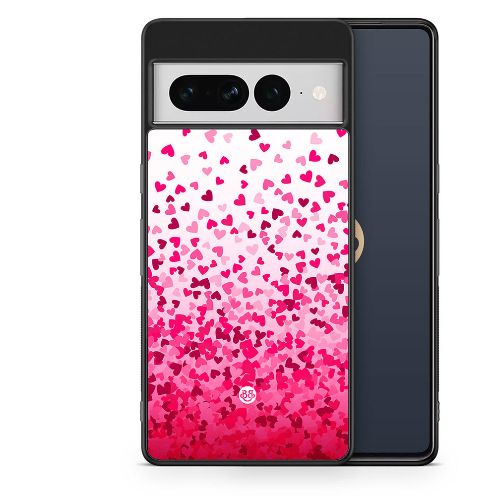 Google Pixel 7 Pro Case - Heart Confetti
