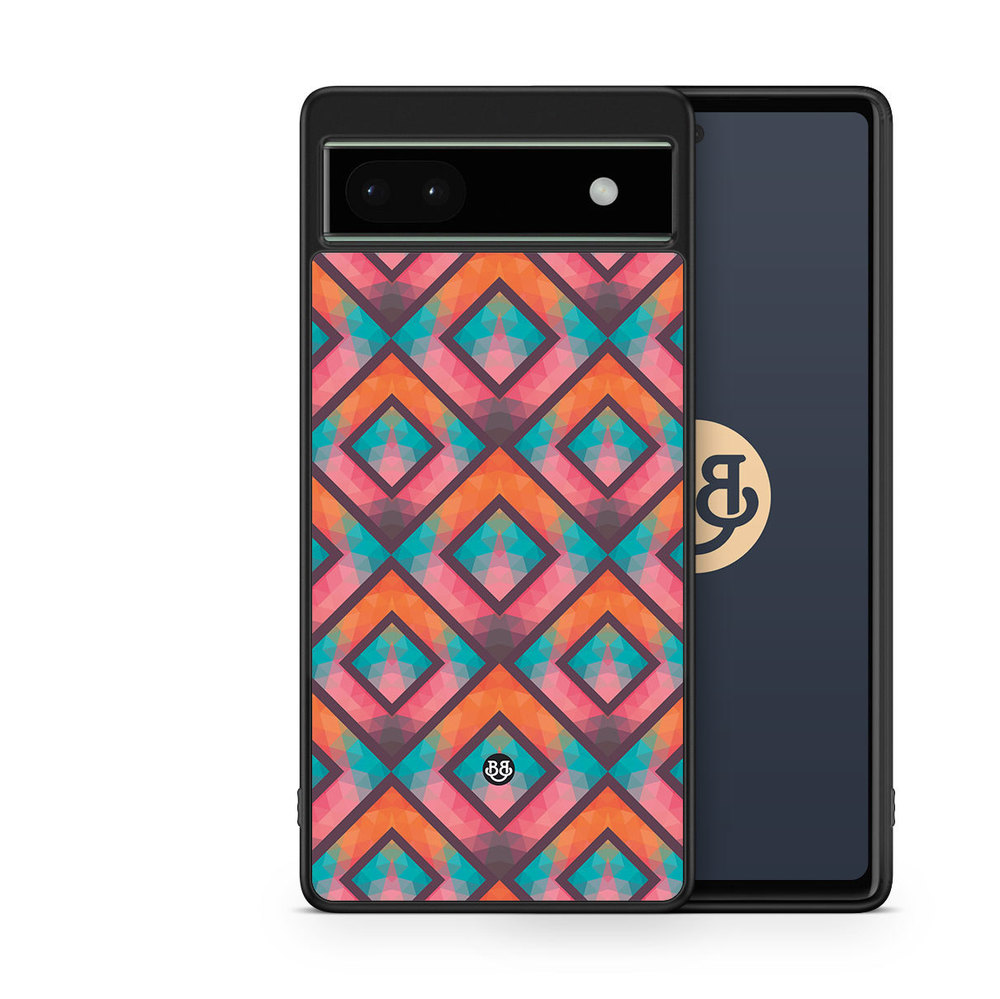 Google Pixel 6a Case - Retro Squares
