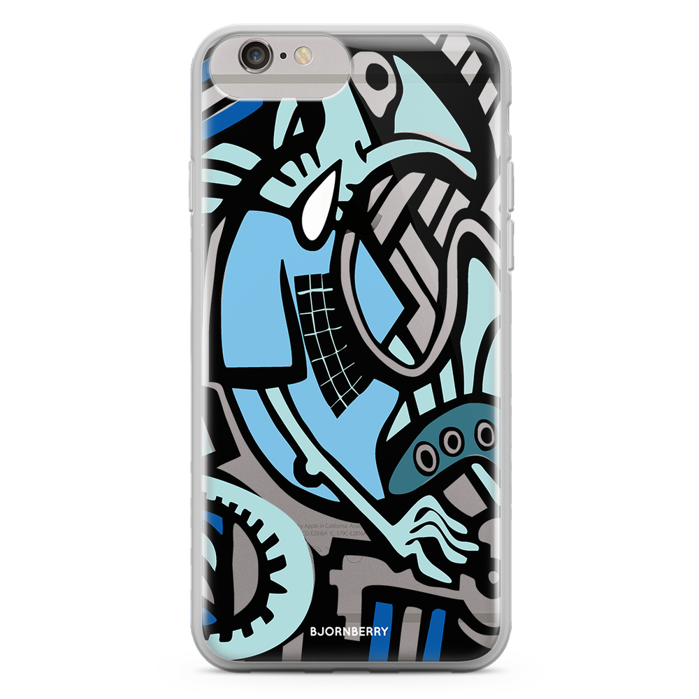 iPhone 6 Plus/6s Plus Fashion Case - Grafitti Lizard