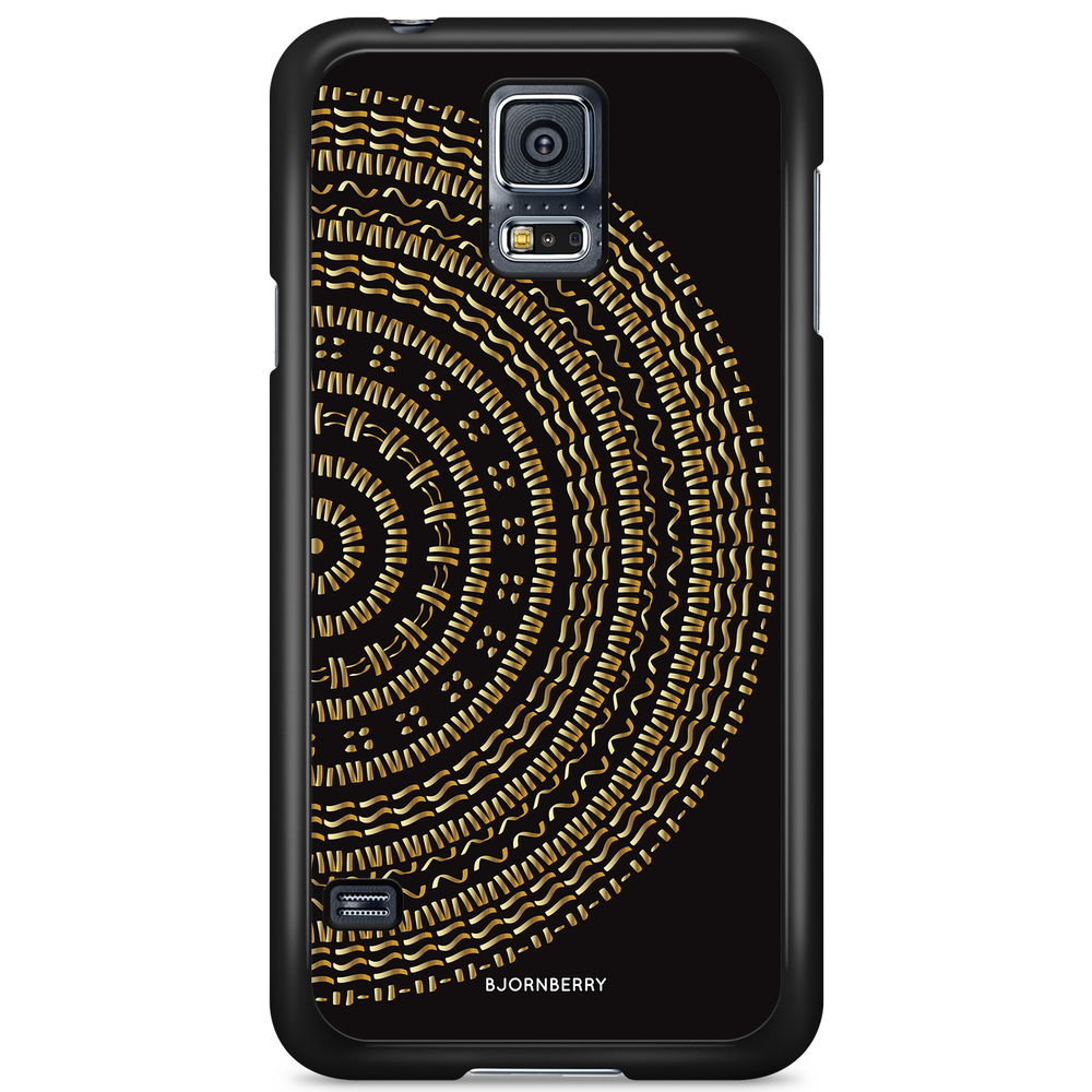 Samsung Galaxy S5/S5 NEO Case - Mandala Gold/Black