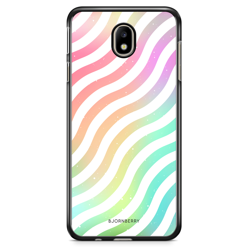 Samsung Galaxy J3 (2017) Case - Wavy Rainbow