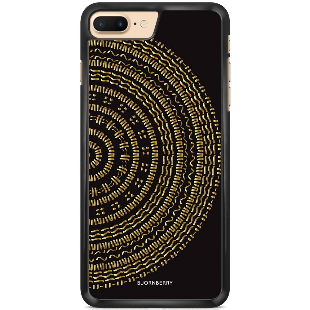 iPhone 7 Plus Case - Mandala Gold/Black