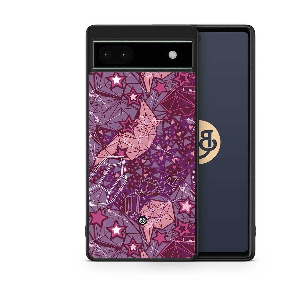 Google Pixel 6a Case - Purple Stars