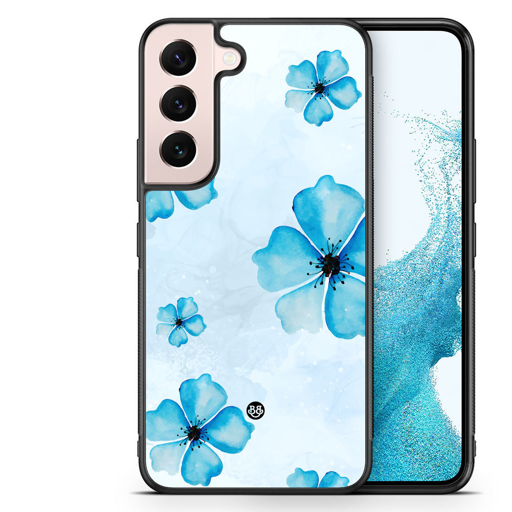 Samsung Galaxy S22 5G Case - WILD BLOOM - Blue Bloom