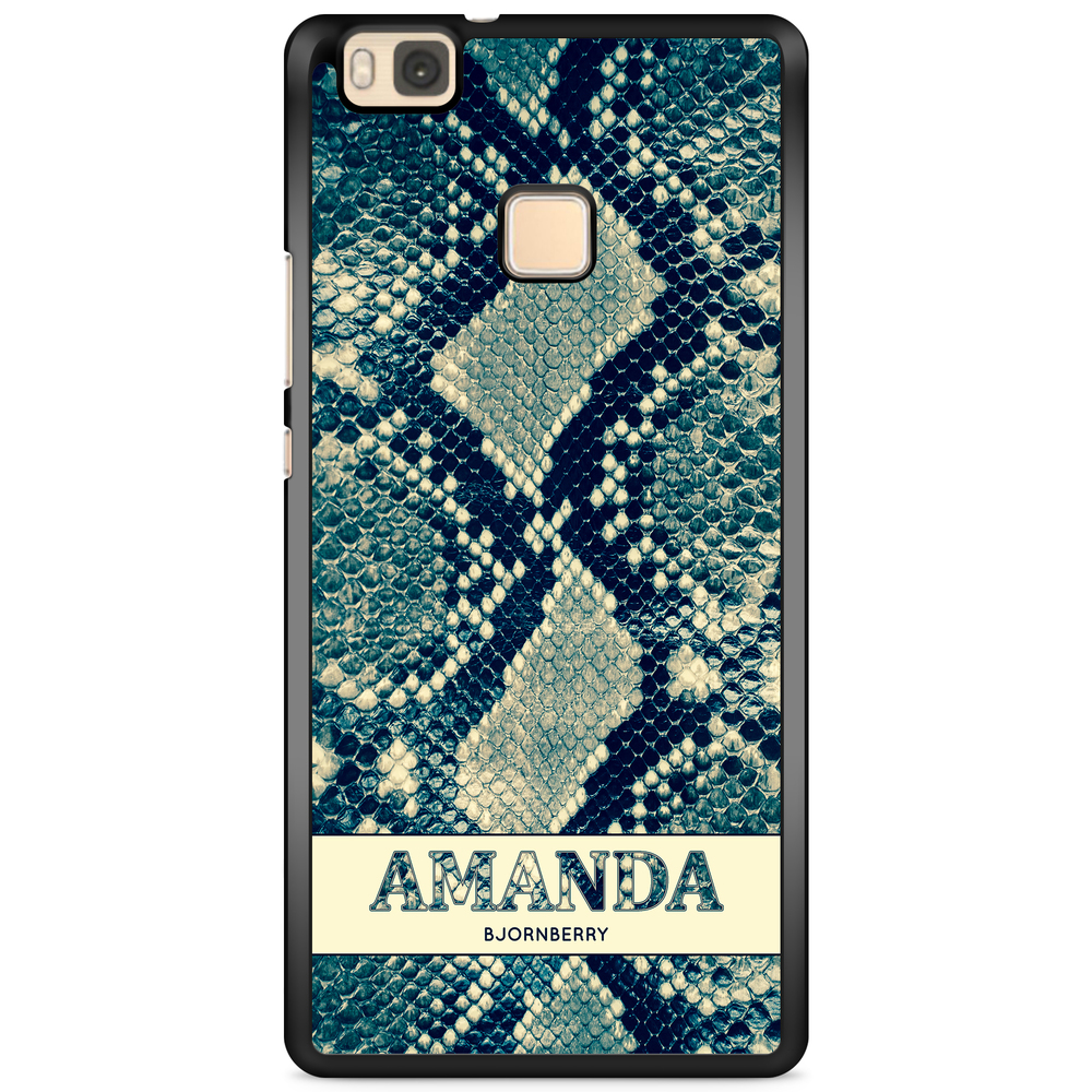 Huawei P9 Lite Case Custom - Custom Blue Snake