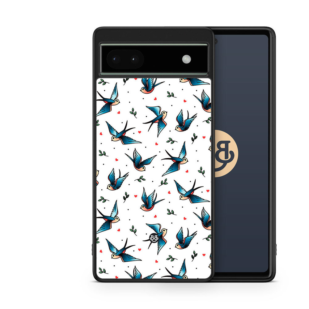 Google Pixel 6a Case - Swallows