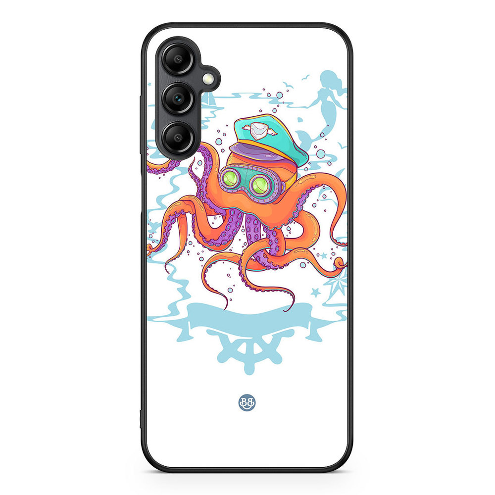 Samsung Galaxy A14 4G/5G Case - Captain Octopus